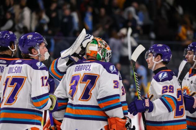 Orlando Solar Bears congratulate goaltender Alexis Gravel