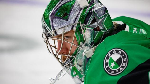 Texas Stars goaltender Ben Kraws