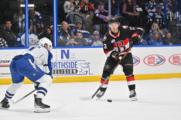 Belleville Senators right wing Xavier Bourgault