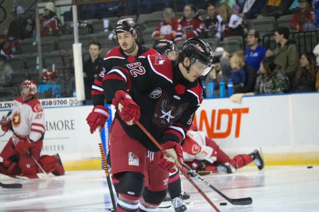 Allen Americans' Brayden Watts in action