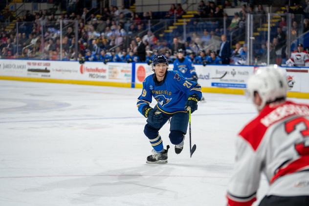 Springfield Thunderbirds forward Ryan Smith