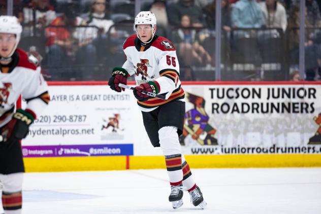 Tucson Roadrunners defenseman Maksymilian Szuber