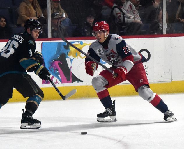 Allen Americans right wing Easton Brodzinski