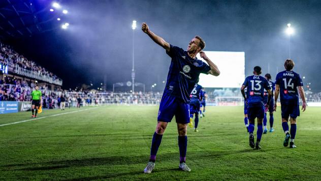 Louisville City FC midfielder Taylor Davila