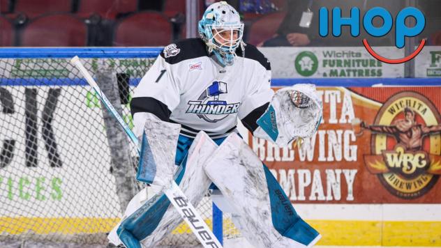 Wichita Thunder goaltender Gabriel Carriere