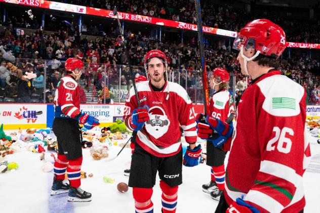 Spokane Chiefs Teddy Bear Toss