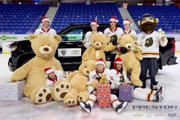 Vancouver Giants Teddy Bear Toss & Toy Drive