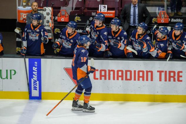 Flint Firebirds center Hayden Reid