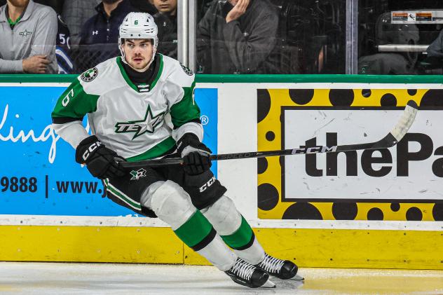 Texas Stars defenseman Lian Bichsel