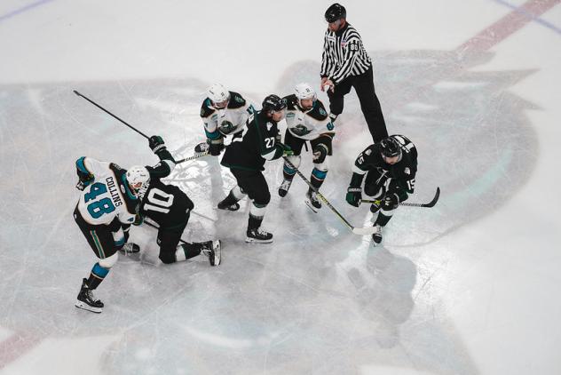 Tahoe Knight Monsters battle the Utah Grizzlies