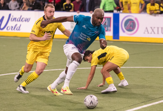 St. Louis Ambush forward Franck Tayou vs. the Milwaukee Wave