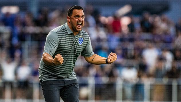 Louisville City FC Coach Danny Cruz