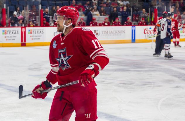 Colin Jacobs with the Allen Americans