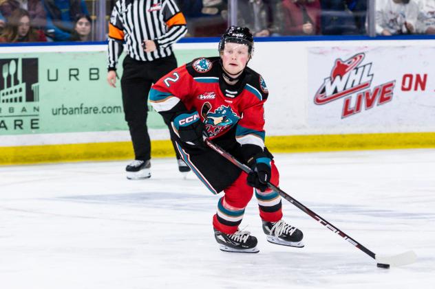 Landon Cowper of the Kelowna Rockets