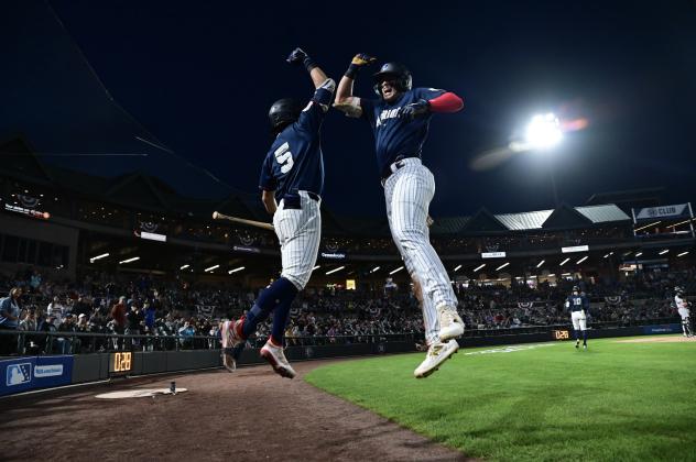 Somerset Patriots celebration
