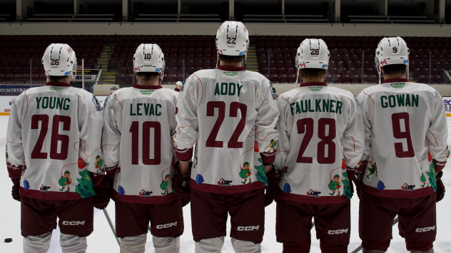 Peterborough Petes Christmas jerseys