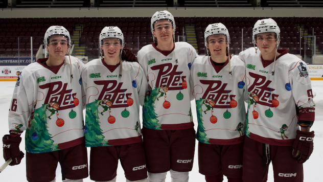 Peterborough Petes Christmas jerseys