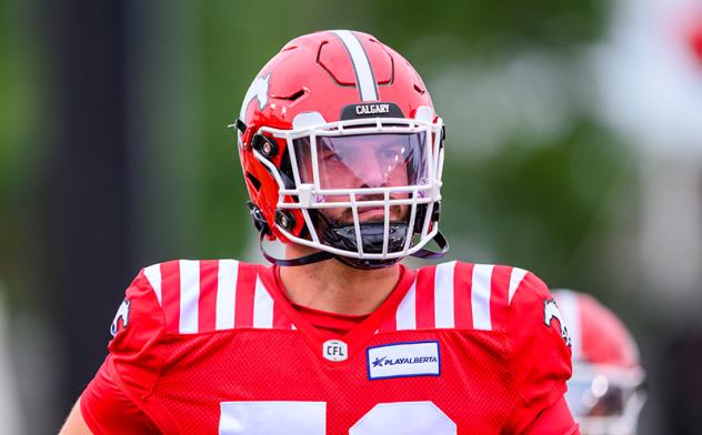 Calgary Stampeders long snapper Aaron Crawford