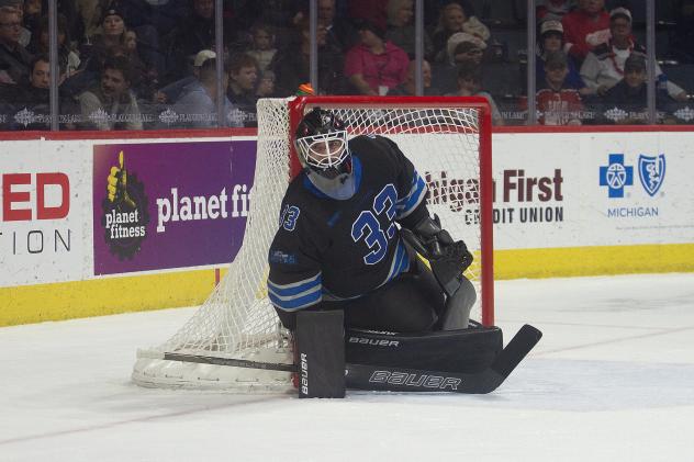 Grand Rapids Griffins goaltender Sebastian Cossa