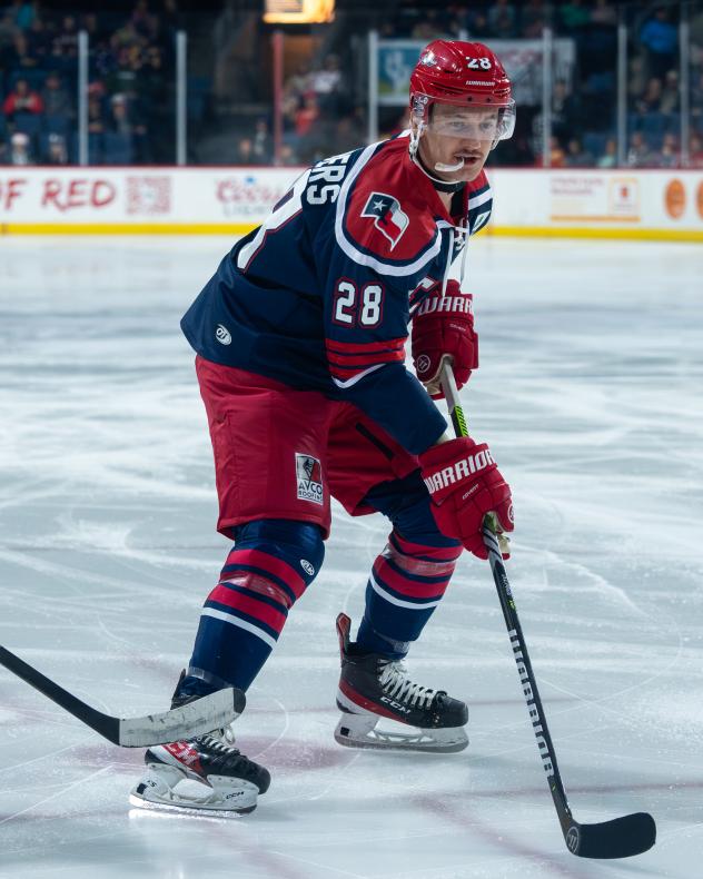 Allen Americans right wing Brian Chambers