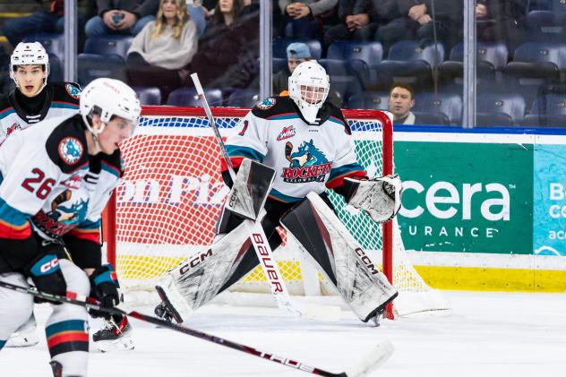 Kelowna Rockets goaltender Rhett Stoesser