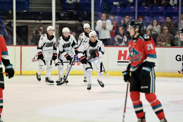 Vancouver Giants in Star Wars jerseys vs. the Kelowna Rockets