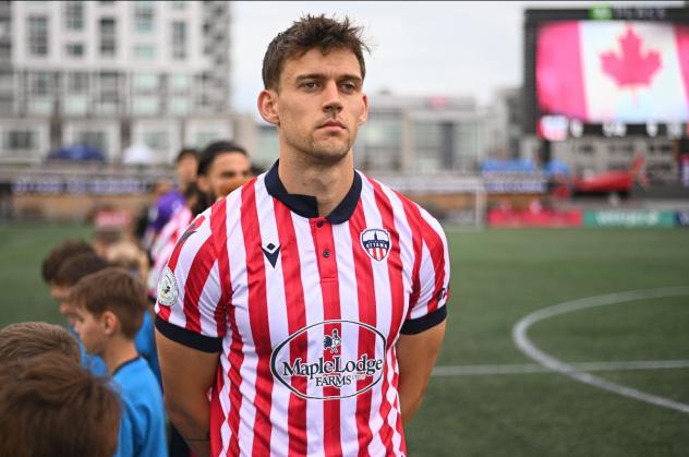 Atlético Ottawa defender Amer Didić