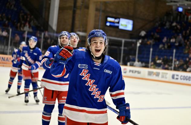 Kitchener Rangers on the ice