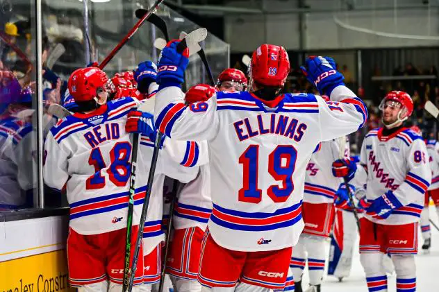 Kitchener Rangers celebrate