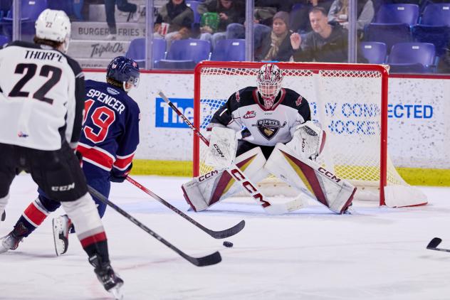 Vancouver Giants goaltender Matthew Hutchison