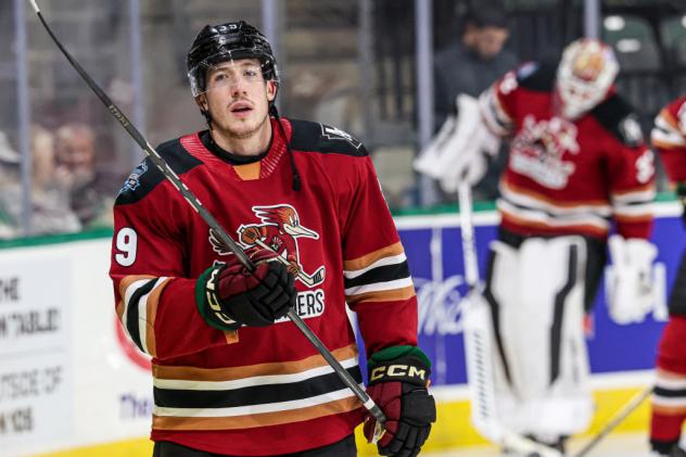 Tucson Roadrunners forward Cameron Hebig