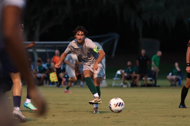 Midfielder Charles Ahl with Stetson University