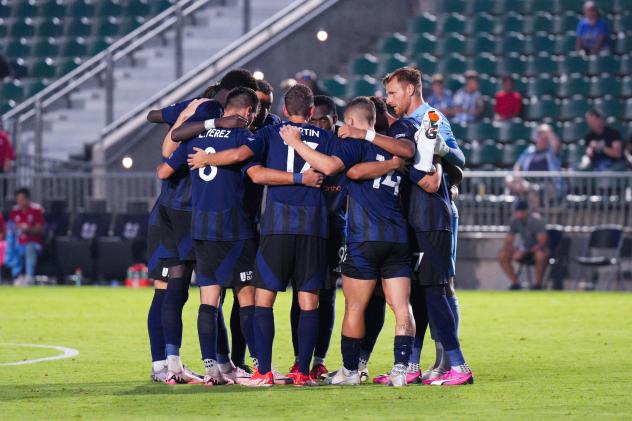 North Carolina FC huddle