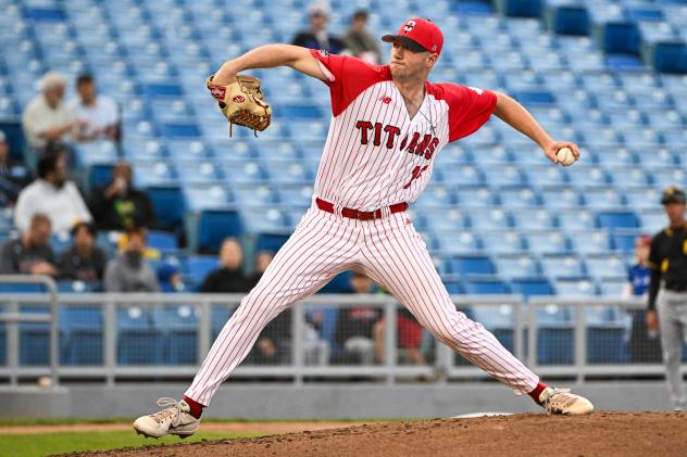 Ottawa Titans pitcher CJ Blowers