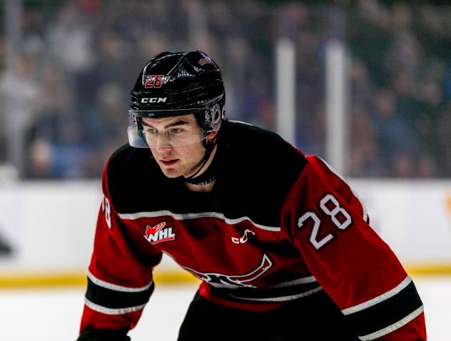 Red Deer Rebels centre Cole Peardon