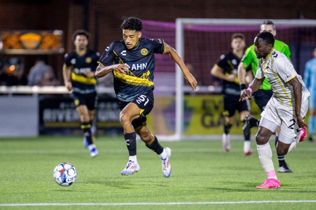 Pittsburgh Riverhounds SC forward Bertin Jacquesson