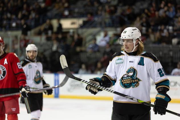Tahoe Knight Monsters' Logan Nelson on game night