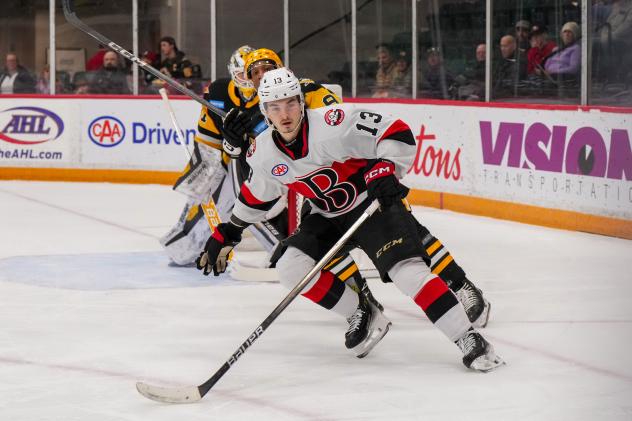 Belleville Senators right wing Xavier Bourgault