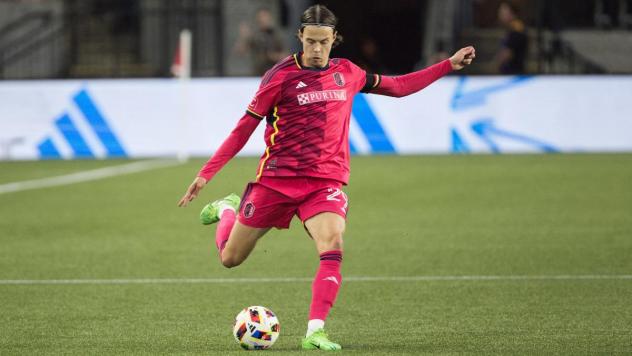 St Louis CITY SC winger Nökkvi Thórisson