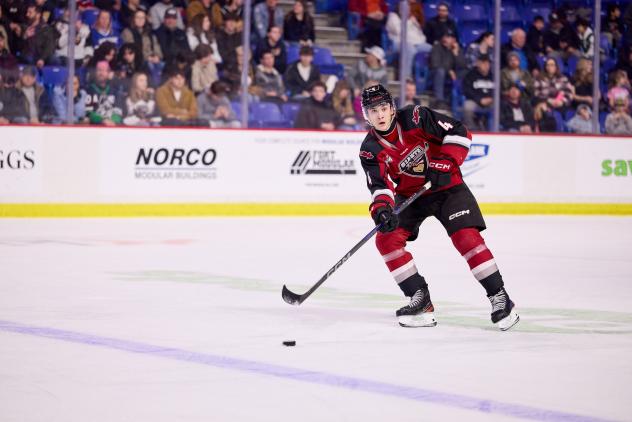 Vancouver Giants defenceman Ryan Lin