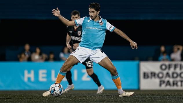 Midfielder Gabriel Cabral with Miami FC