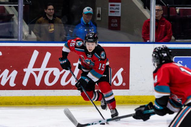Levi Benson of the Kelowna Rockets