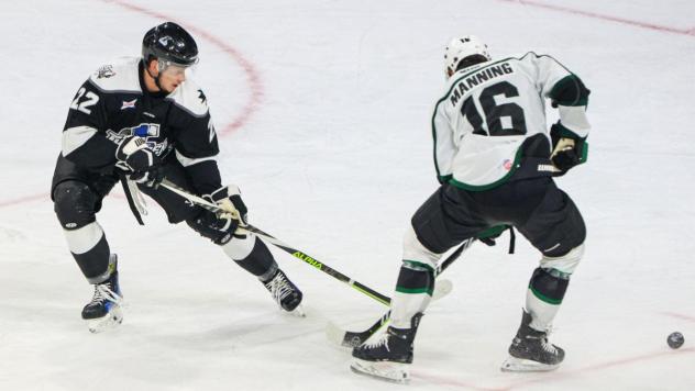 Wichita Thunder battle the Utah Grizzlies