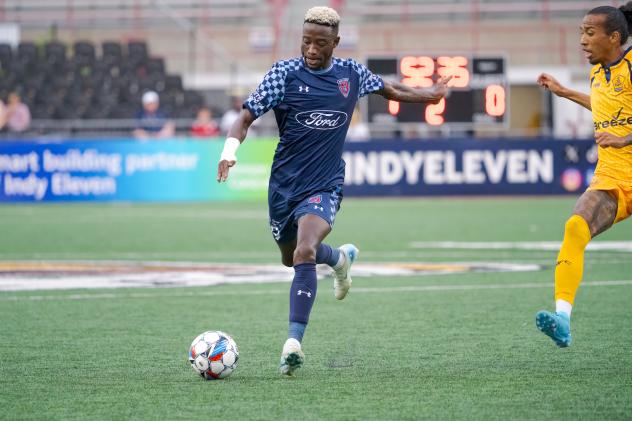 Forward Augustine Williams with Indy Eleven