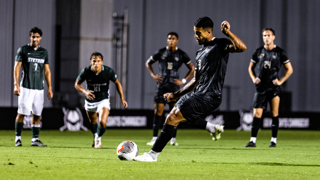 Forward Lucca Dourado with the University of Central Florida