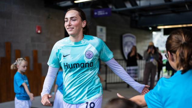 Racing Louisville FC forward Milly Clegg