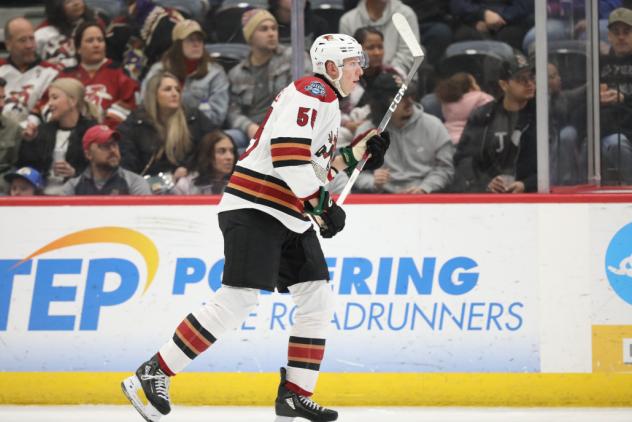 Tucson Roadrunners defenseman Maksymilian Szuber