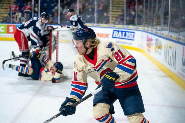 Springfield Thunderbirds forward Marcus Sylvegard