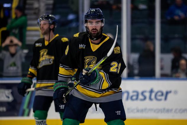 Florida Everblades defenseman Adrien Bisson
