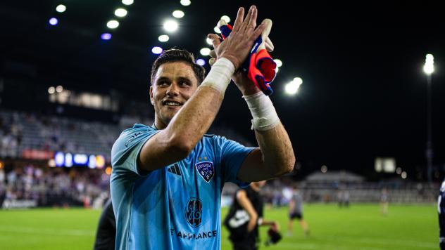 Louisville City FC goalkeeper Damian Las